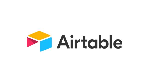 Logo Airtable in kleur 600*337 pixels op transparante achtergrond